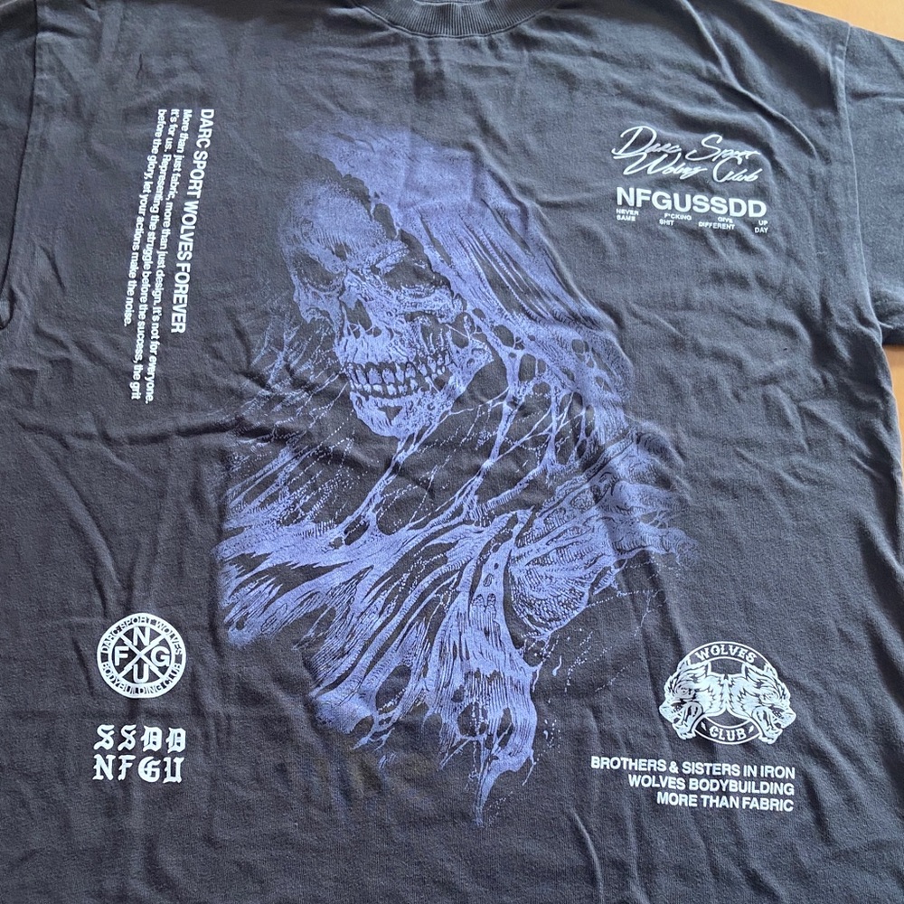 Darc Sport Black and White Graphic Tee